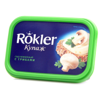 Сыр плавленый "Rokler" с ветчиной/грибами ванна 370г
